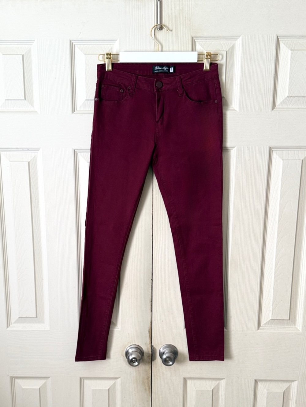 Blue Age Color Stretch Skinny Jeans